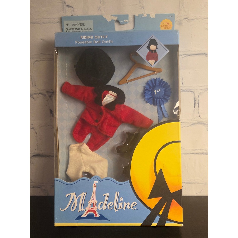 Madeline Doll Riding Outfit Learning Curve 84226 Equestrian Set New in Box